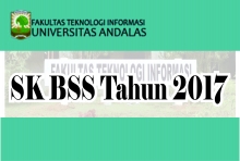 SK BSS Semester Genap Tahun 2016/2017